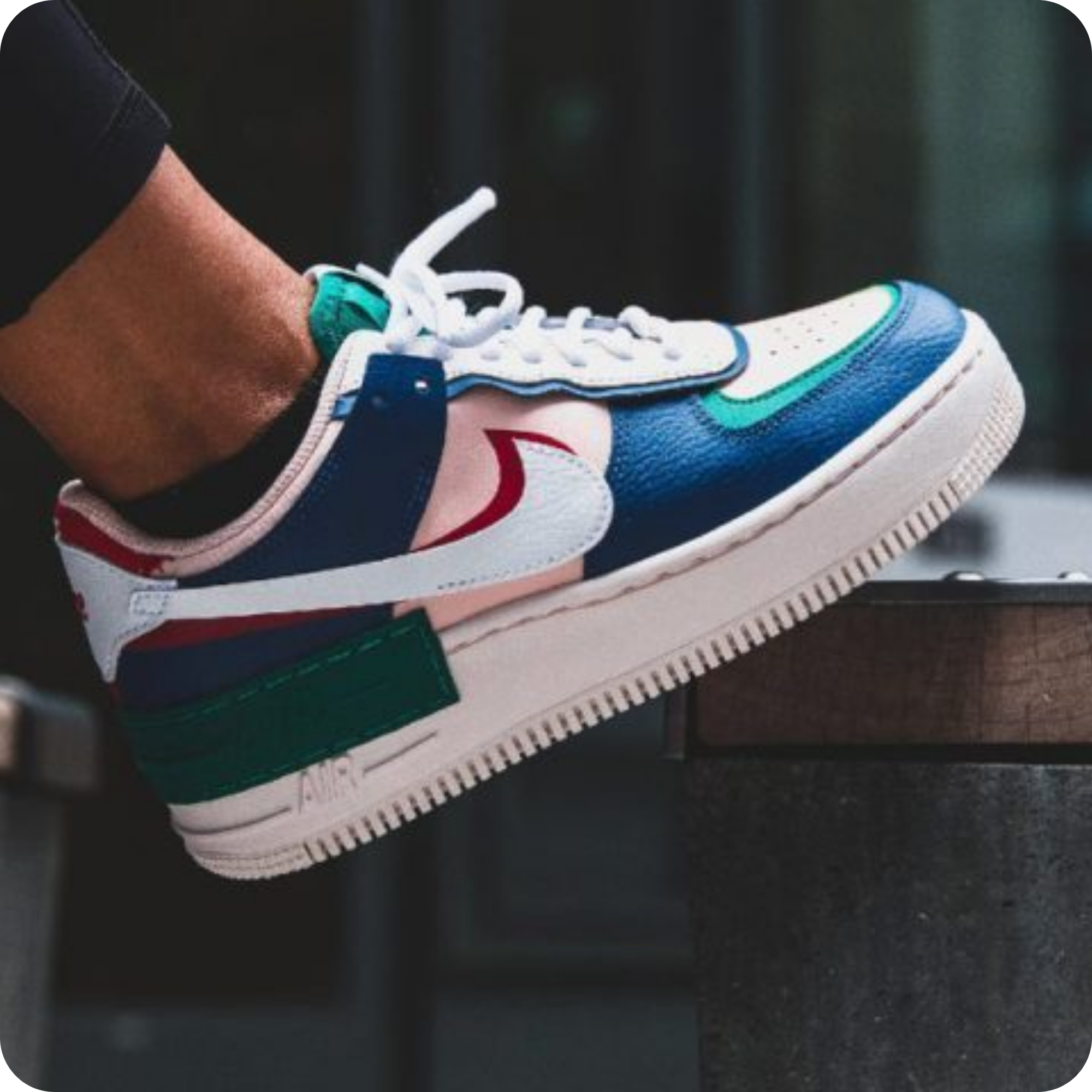  NIKE AIR FORCE 1 SHADOW MYSTIC NAVY CI0919-400 