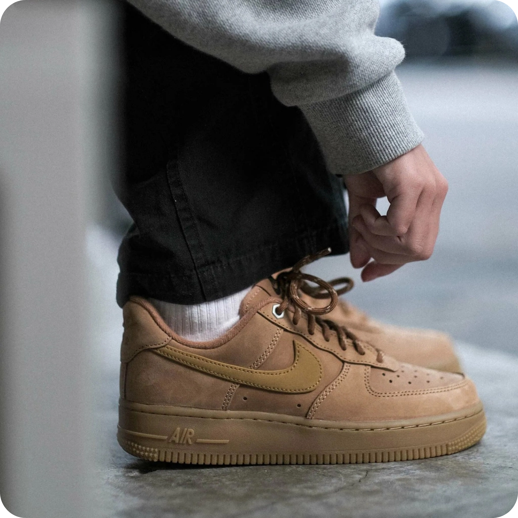  NIKE AIR FORCE 1 LOW FLAX CJ9179-200 