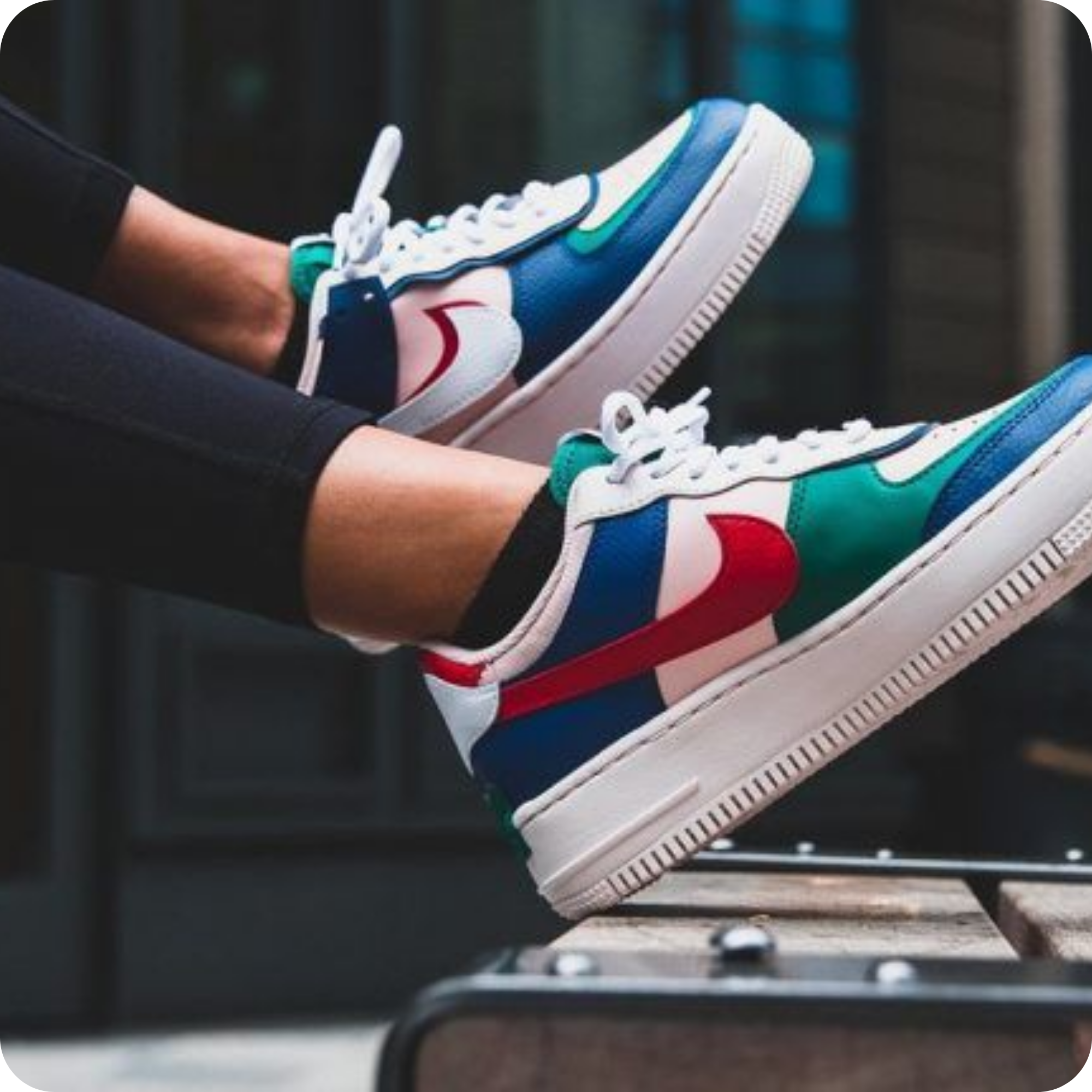  NIKE AIR FORCE 1 SHADOW MYSTIC NAVY CI0919-400 