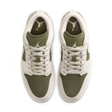  NIKE AIR JORDAN 1 LOW SE MEDIUM OLIVE SAIL HV4089-201 