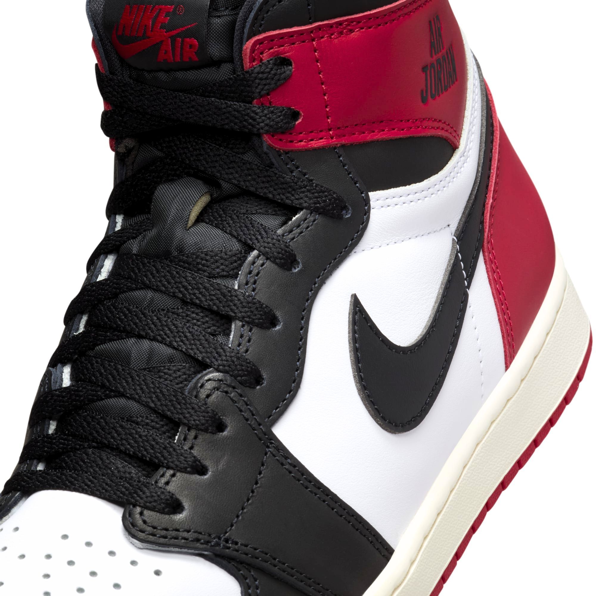  NIKE AIR JORDAN 1 HIGH RETRO OG BLACK TOE REIMAGINED GS FD1437-106 