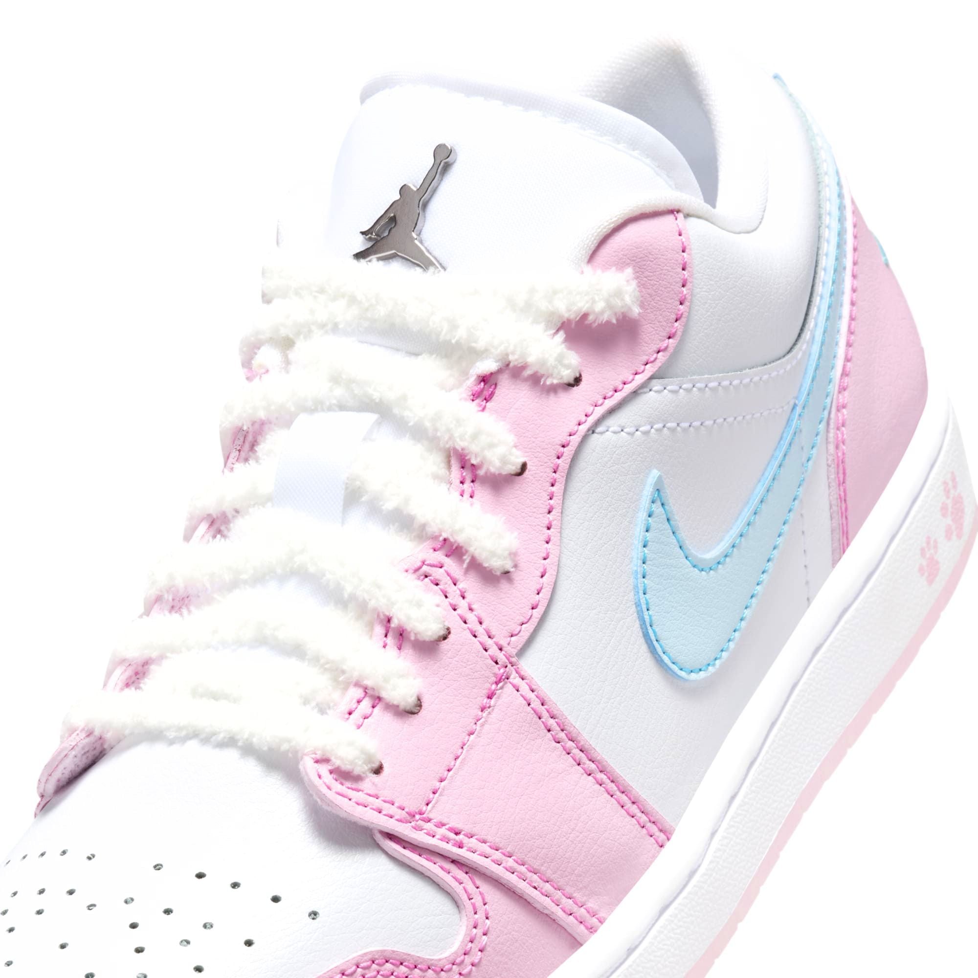  NIKE AIR JORDAN 1 LOW SE PAW PRINT PINK FOAM HM3706-141 