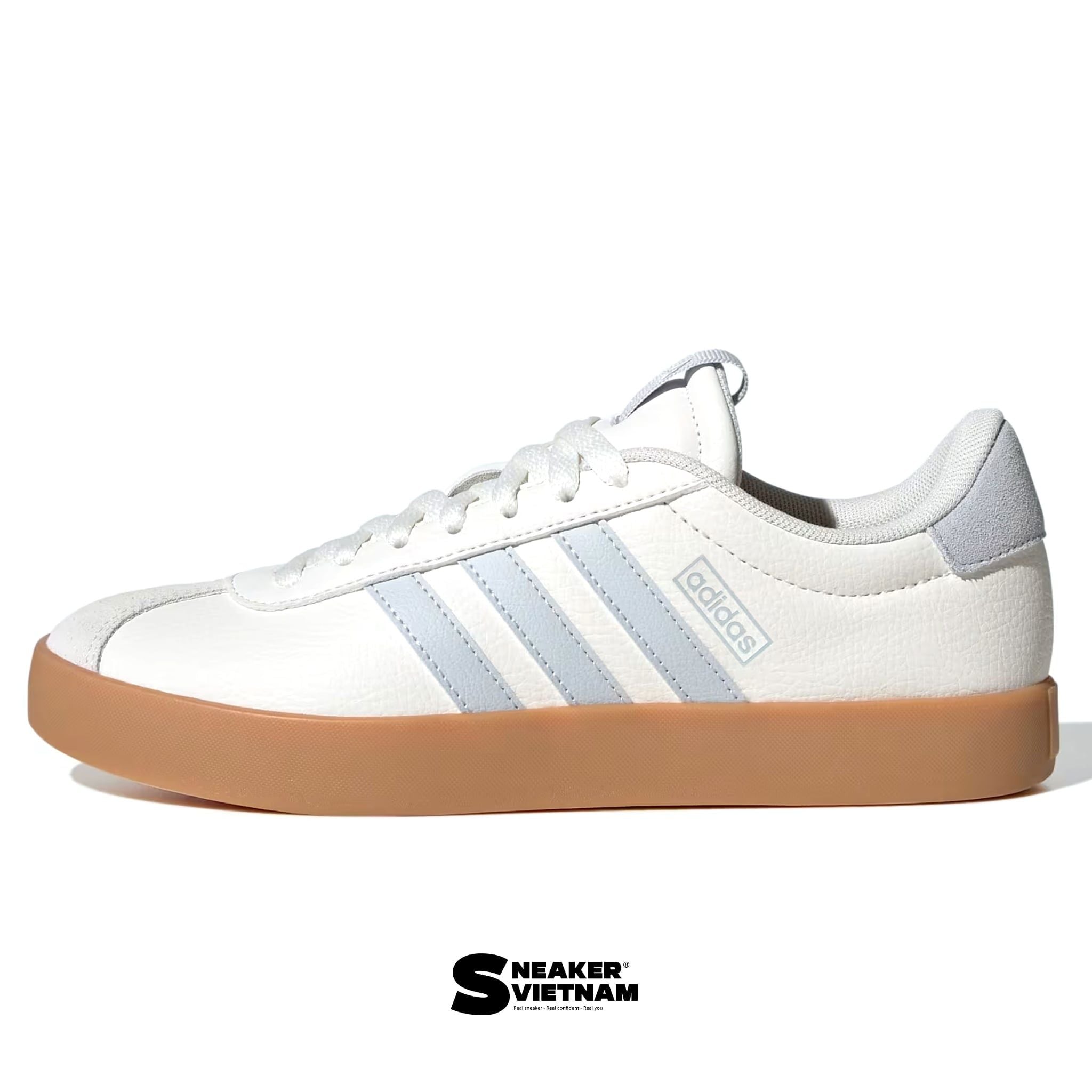  ADIDAS VL COURT 3.0 CORE WHITE HALO BLUE GUM JP6913 