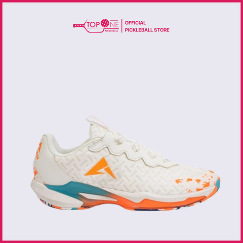 Giày Pickleball Kaiwin Diamond - Màu Trắng Cam - Size Nam & Nữ
