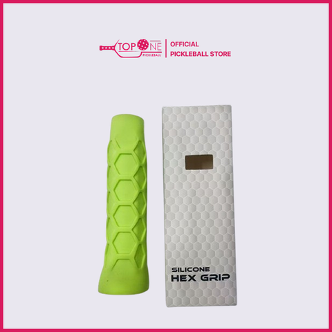 Cuốn Cán Vợt HEX GRIP Silicon Cao Cấp – Êm Tay, Chống Trượt, Giảm Rung - Màu Xanh Chanh