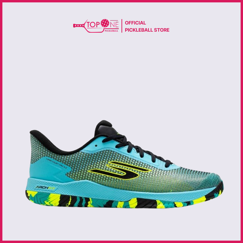 Giày Pickleball Skechers Viper Court Pro 2.0 Aqua Multi - Màu Xanh - Size Nam