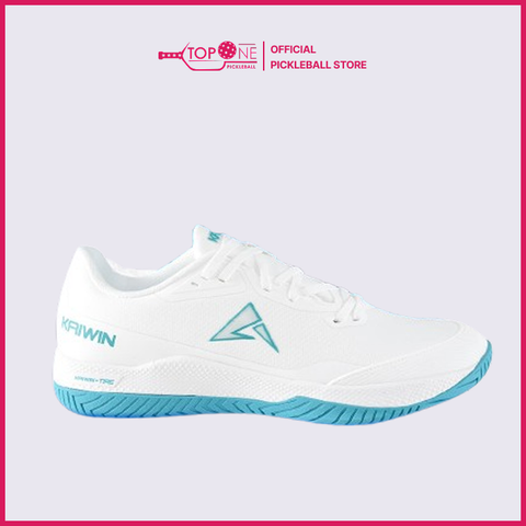 Giày Pickleball Kaiwin Lion - Trắng Xanh Coban - Size Nam & Nữ