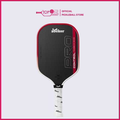Vợt Pickleball Zocker Pro Control 16mm - Đỏ