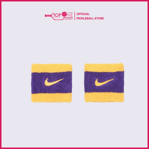 Băng Tay Ngắn Nike - Vàng Tím (2 Cái)