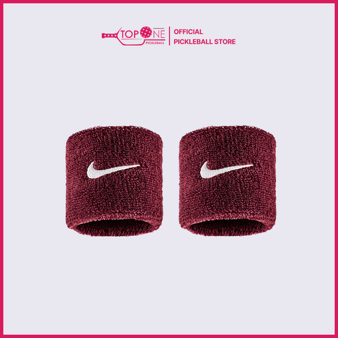 Băng Tay Ngắn Nike - Đỏ Mận (2 Cái)