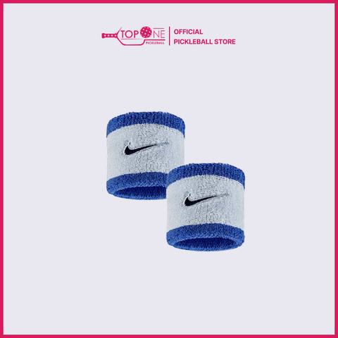 Băng Tay Ngắn Nike - Xanh Dương Trắng (2 Cái)