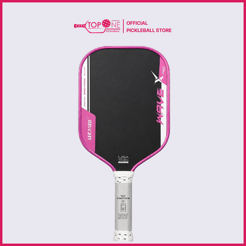 Vợt Pickleball Leopard Wave X 16mm - Hồng