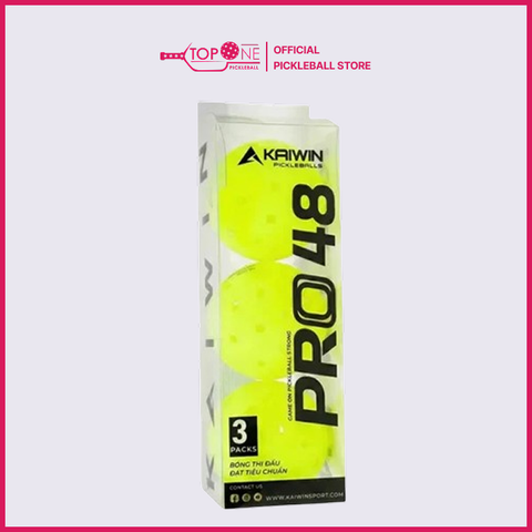 Bóng Pickleball Kaiwin 48 Lỗ ( 3 quả )