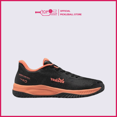 Giày Pickleball Zocker Apex Pro Đen Cam - Size Nam