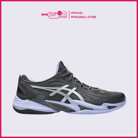 Giày Pickleball Asics Game FF 3 Đen Tím - Size Nam