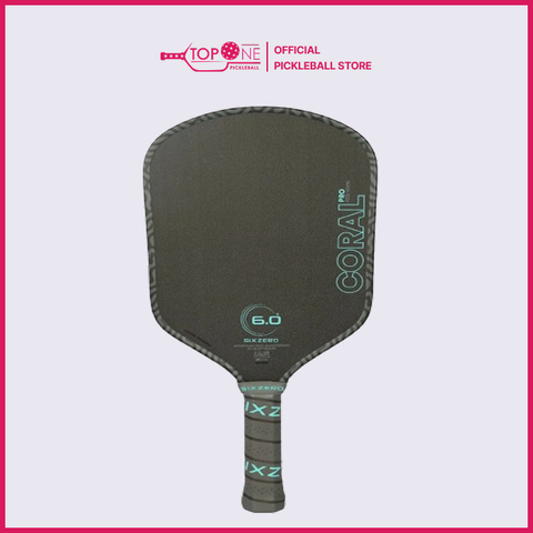 Vợt Pickleball Six Zero Coral Widebody 16mm - Xanh