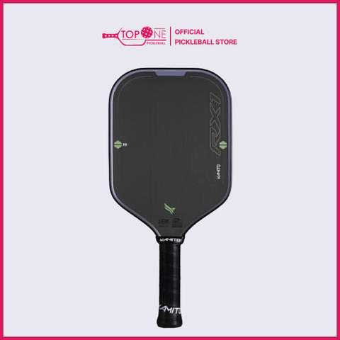 Vợt Pickleball Kamito RX1 Xám Xanh Non - 16mm