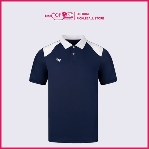 Áo Pickleball Polo Kamito Dominus Nam - Xanh Navy