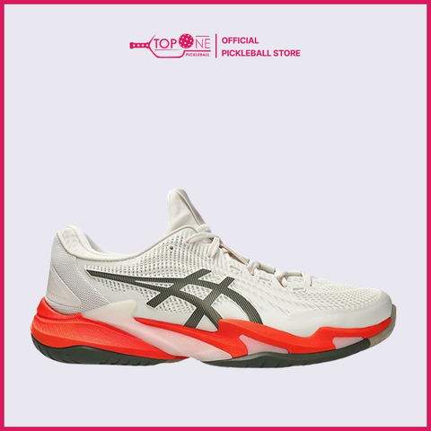 Giày Pickleball Asics Court FF 3 'Soft Oat/Vintage Khaki' - Size Nam