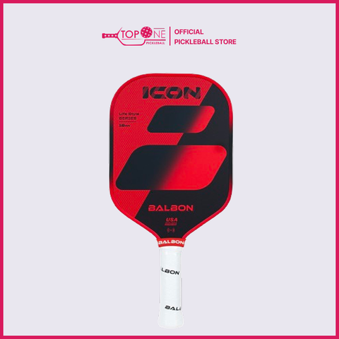 Vợt Pickleball Balbon Icon Style Đỏ - 16mm
