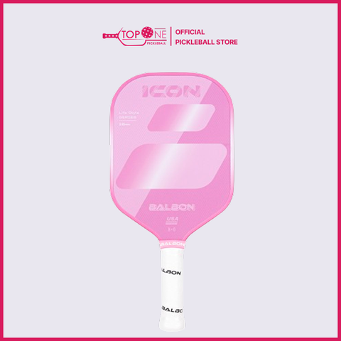 Vợt Pickleball Balbon Icon Style Hồng - 16mm