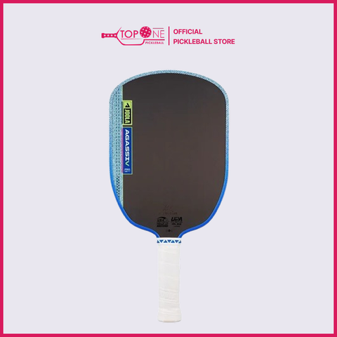 Vợt Pickleball Agassi Pro V Andre Agassi Washed Indigo 14mm & 16mm