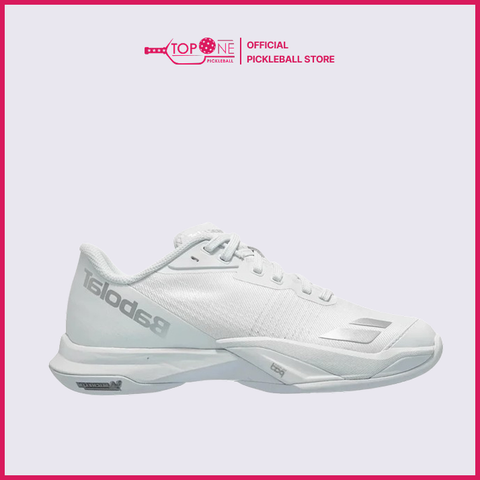 Giày Pickleball Babolat Jet Mach 4 All Court - Trắng Bạc - Size Nữ