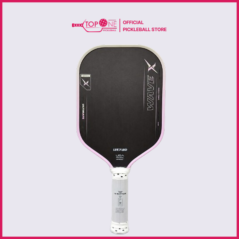 Vợt Pickleball Leopard Wave X 16mm - Hồng Nhạt