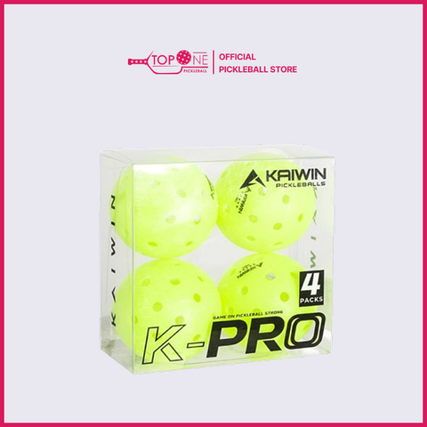 Bóng Pickleball Thi Đấu Kaiwin K-Pro - hộp 4 quả