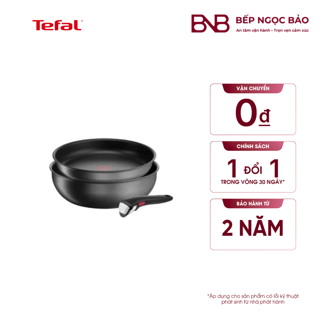 Bộ nồi chảo cán rời 3 món Ingenio Daily Chef BNB1713023