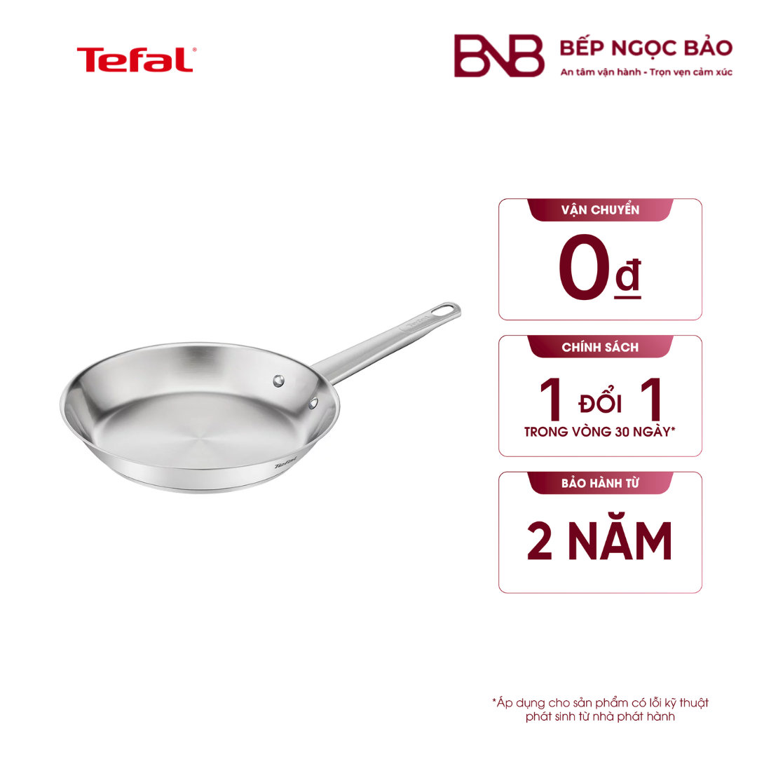 Chảo Inox cao cấp Professional Tefal B9210455, 26cm