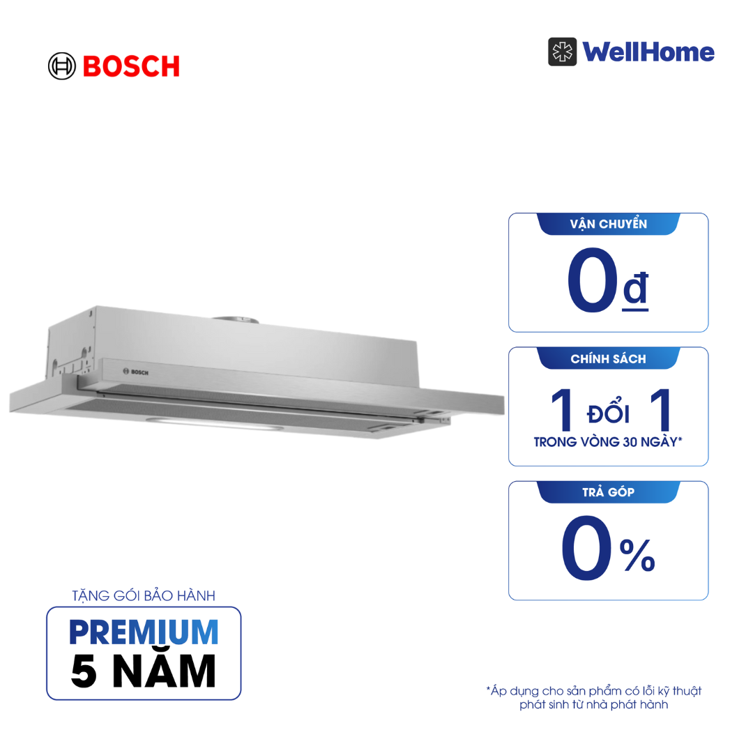 Máy hút mùi âm tủ Bosch DFT93AC50 - Series 4 (90cm)