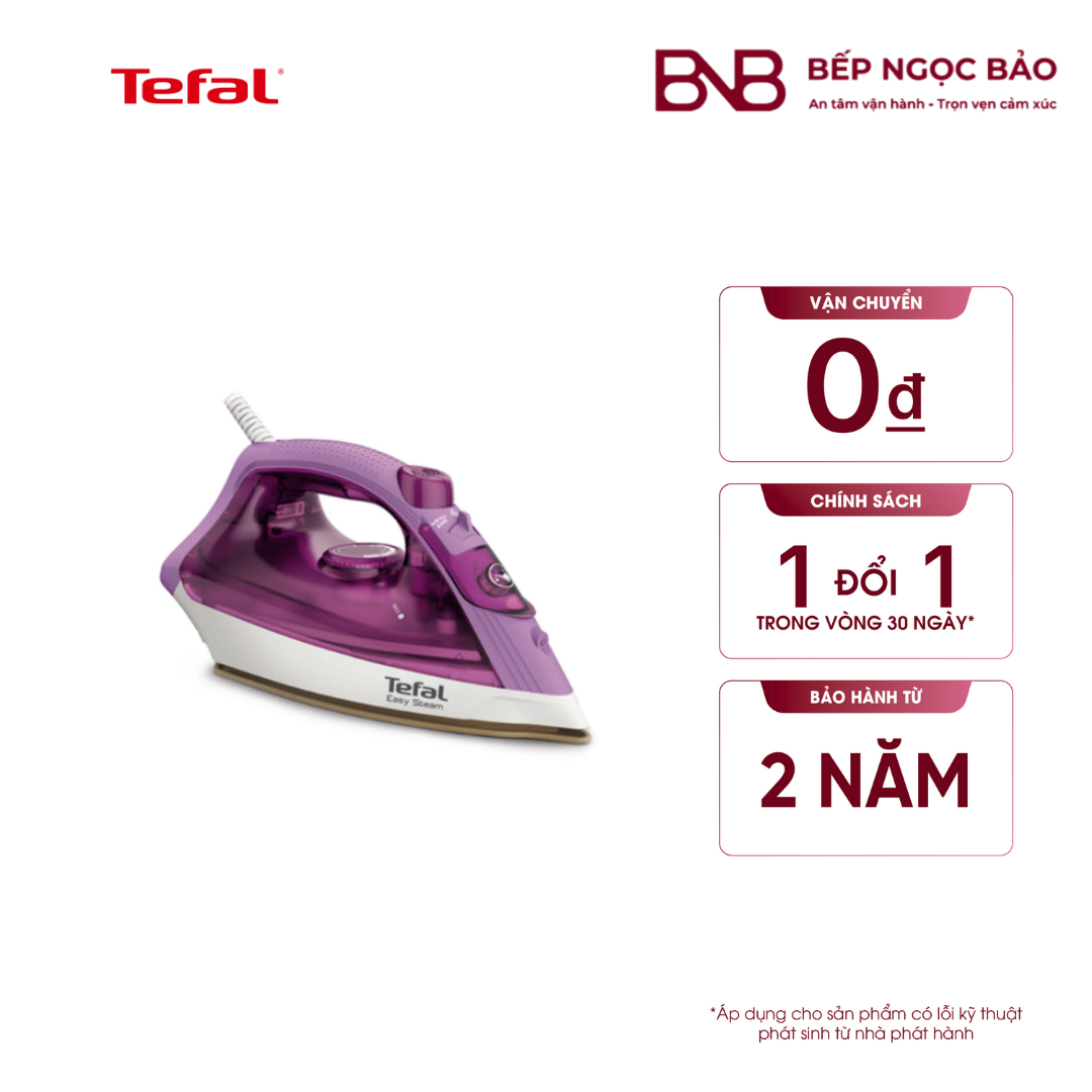 Bàn ủi hơi nước Tefal Easy Steam - 1400W BNB1715103