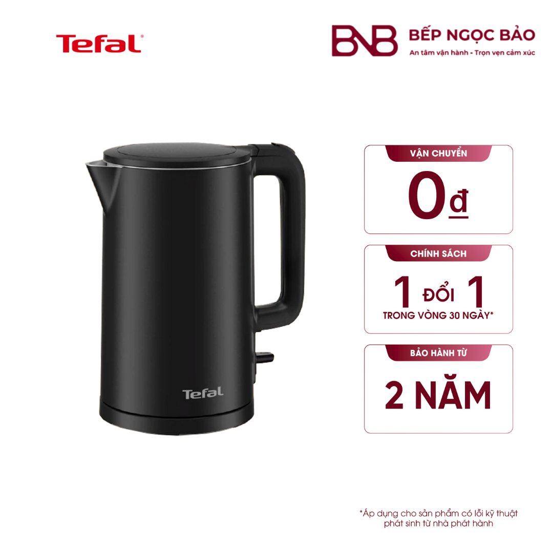 Bình đun siêu tốc Tefal Colour - 1.5L - Black BNB1715071
