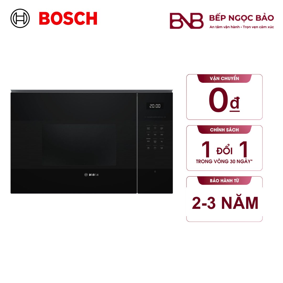 Lò vi sóng âm tủ kèm nướng Bosch BEL554MB2 - 25 lít Seri 6