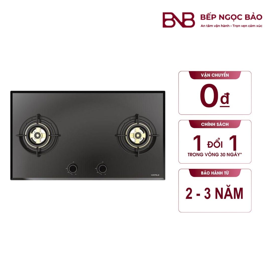 Bếp gas âm 2 vùng nấu Hafele BNB1706012