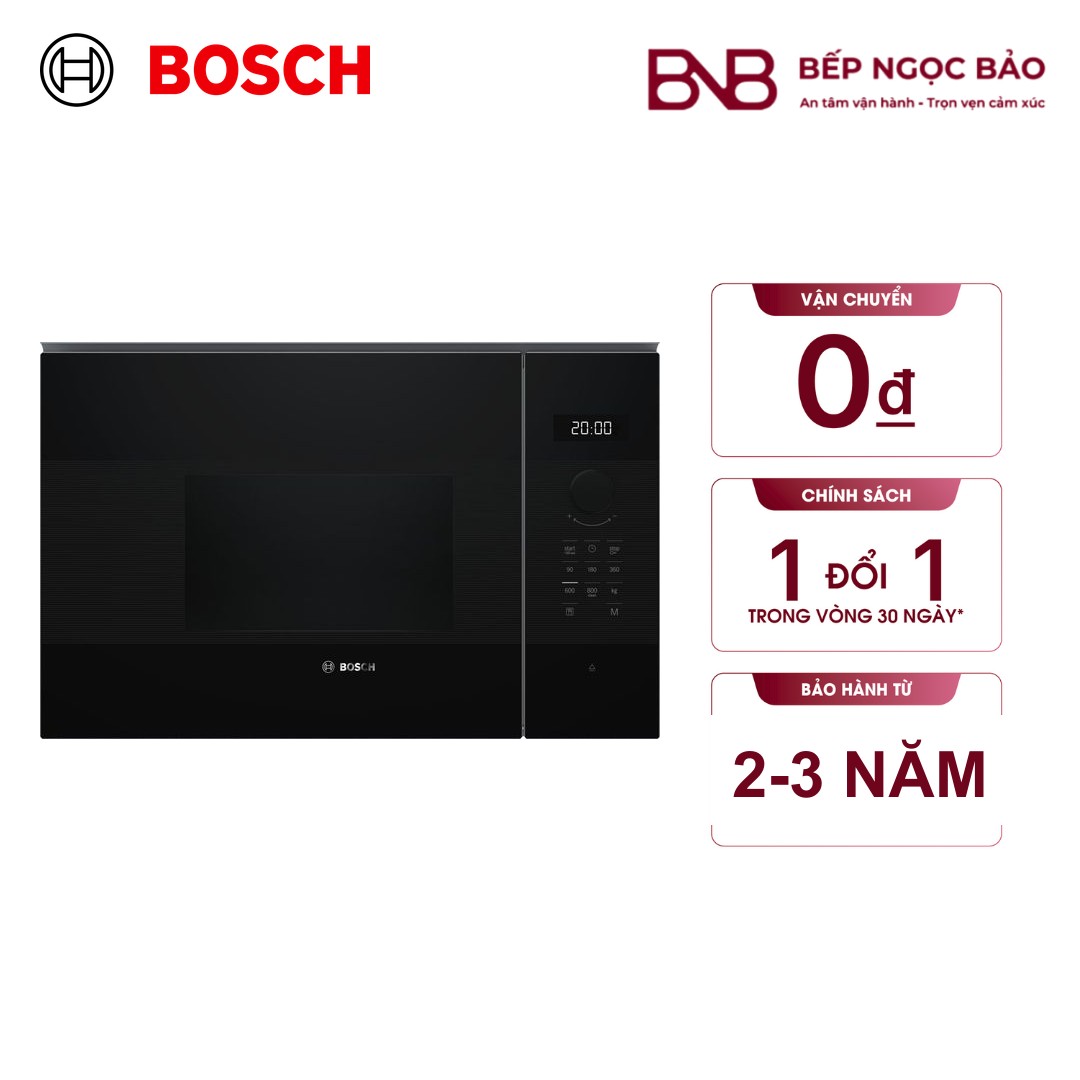 Lò vi sóng âm tủ Bosch BFL524MB2 Seri 4