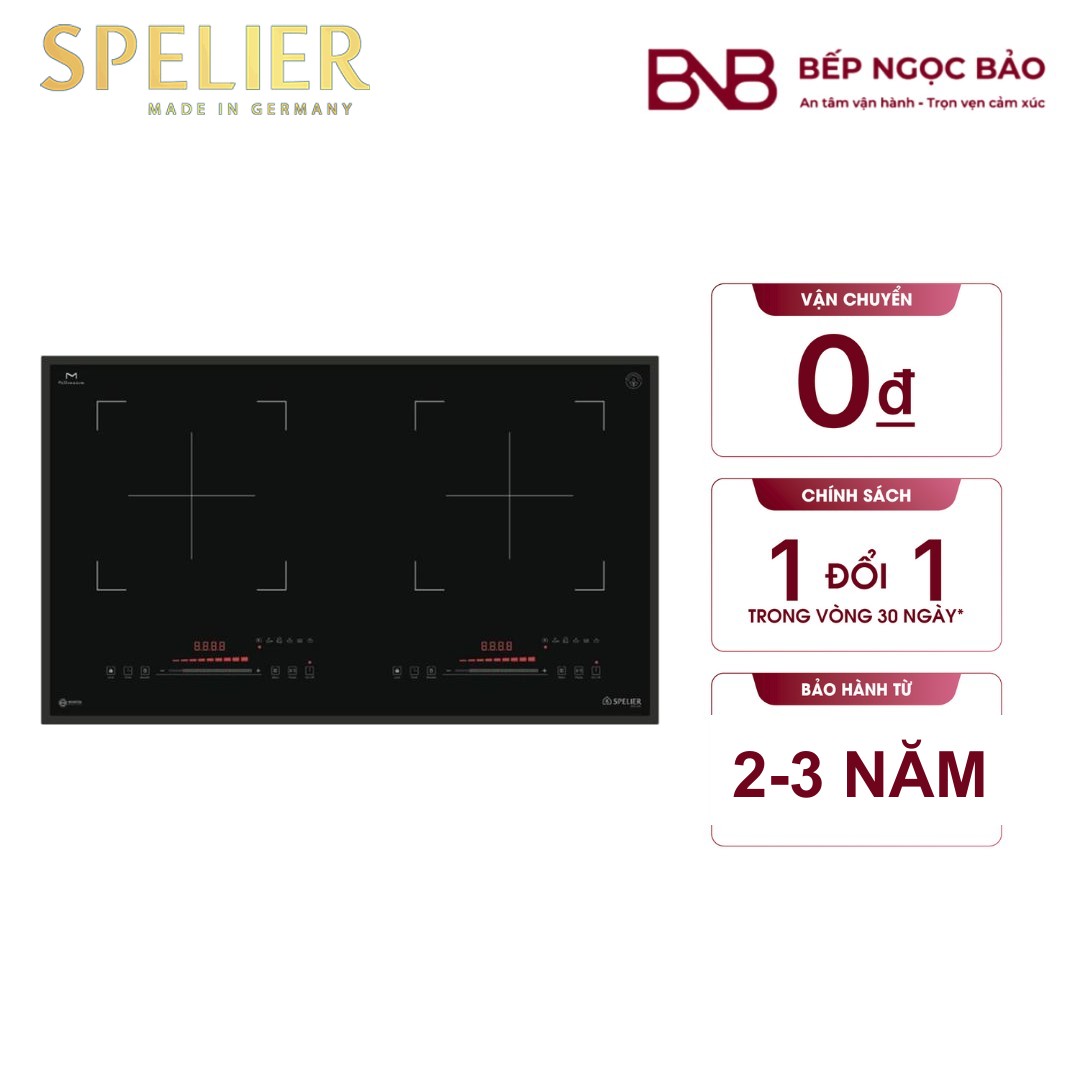 Bếp từ đôi Spelier SMM T170N