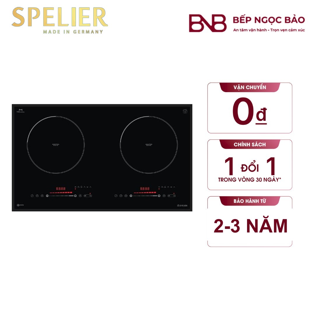 Bếp từ đôi Spelier STL 250C