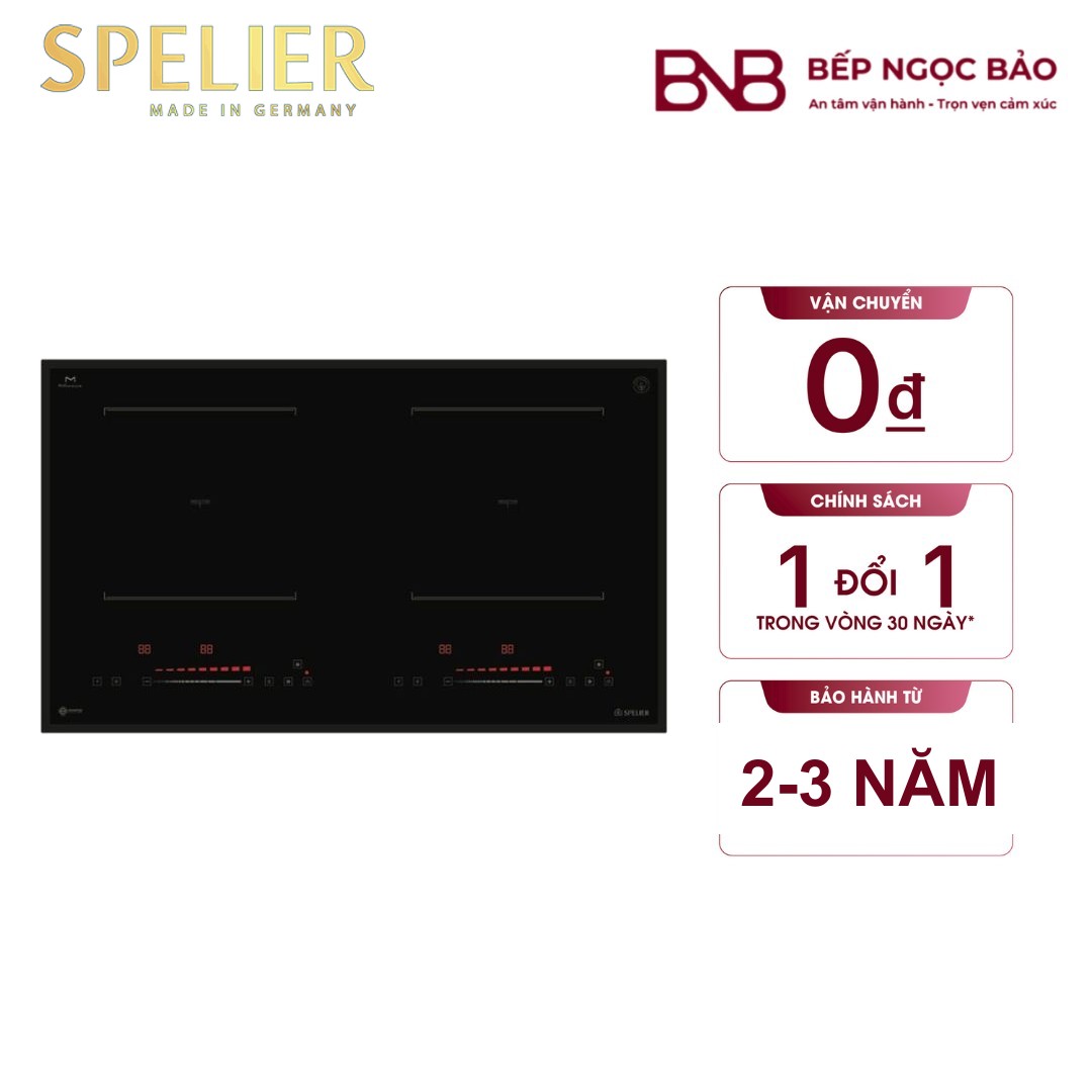 Bếp từ đôi Spelier STL 520S Plus