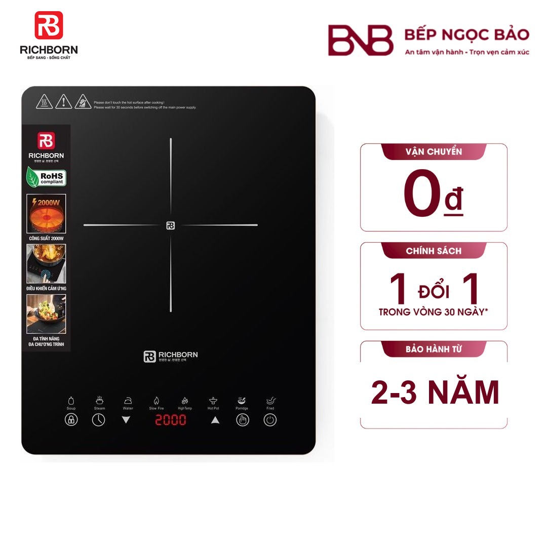 Bếp từ Richborn RI3528-D17G