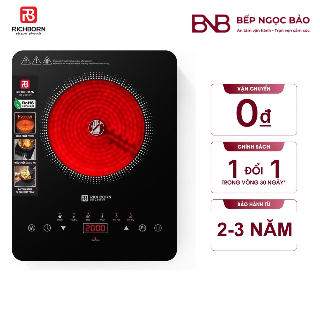 Bếp từ Richborn RI3628-F16G