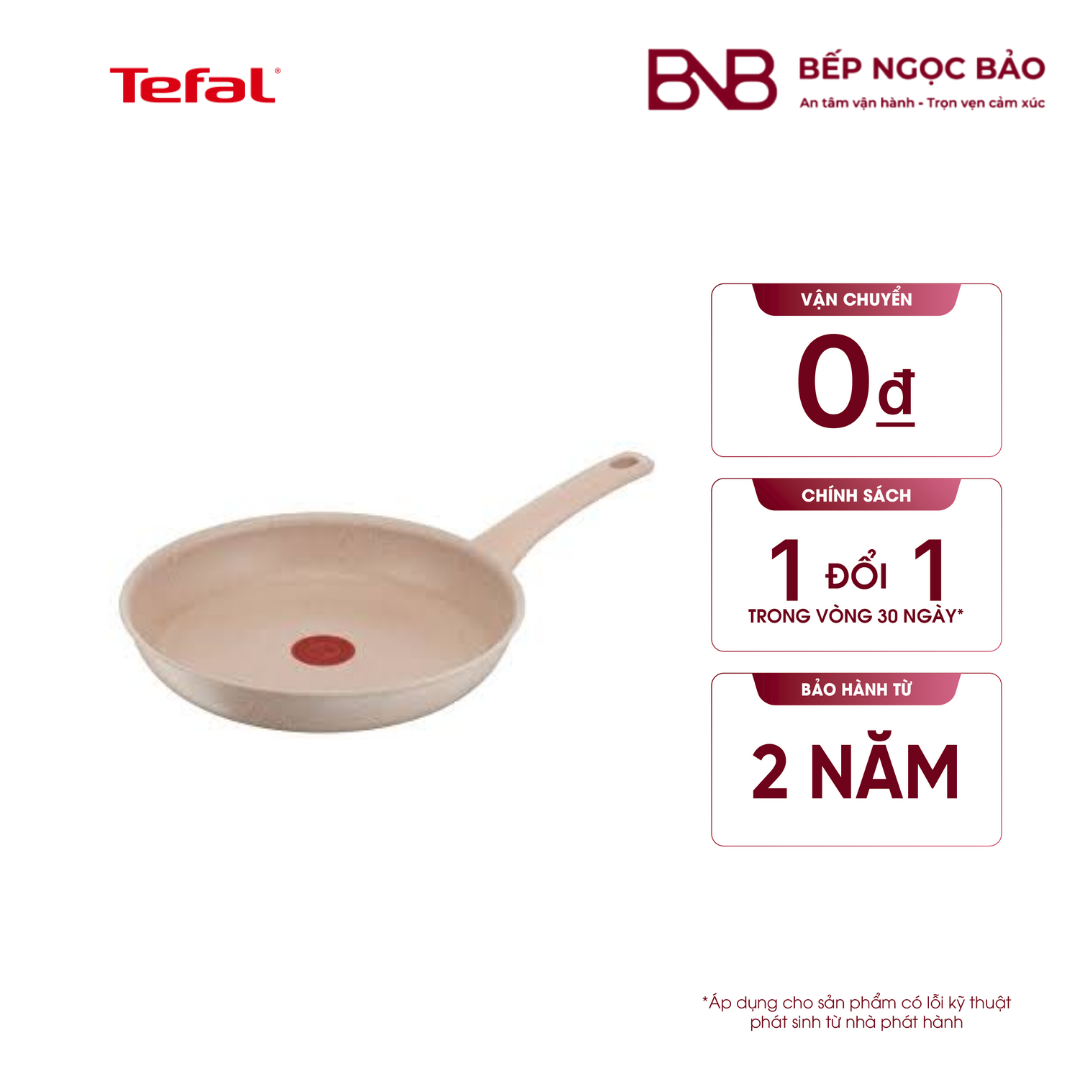 Chảo chiên chống dính vân đá cao cấp Tefal Delight G2930402, 24cm
