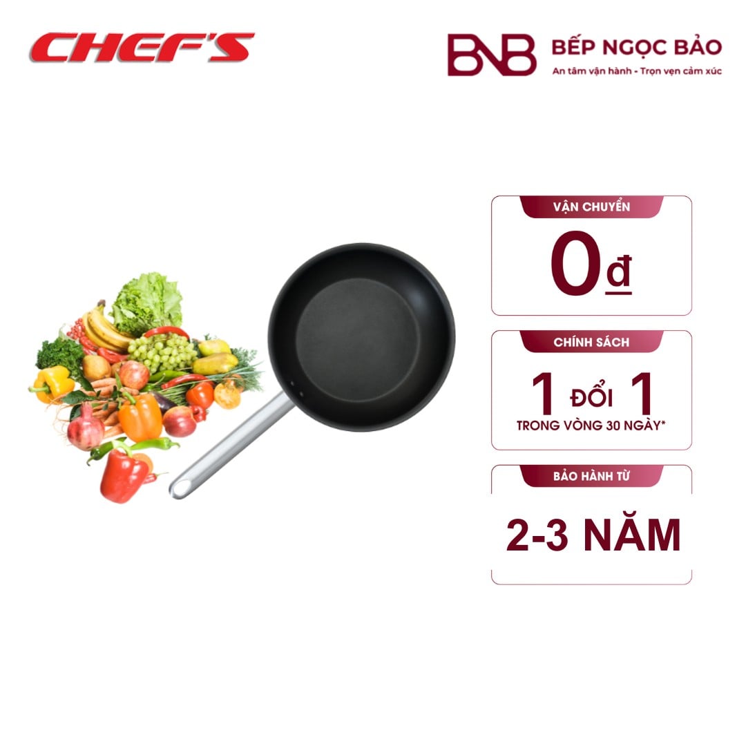 Chảo từ CHEF'S EH-FR280 chống dính 3 lớp