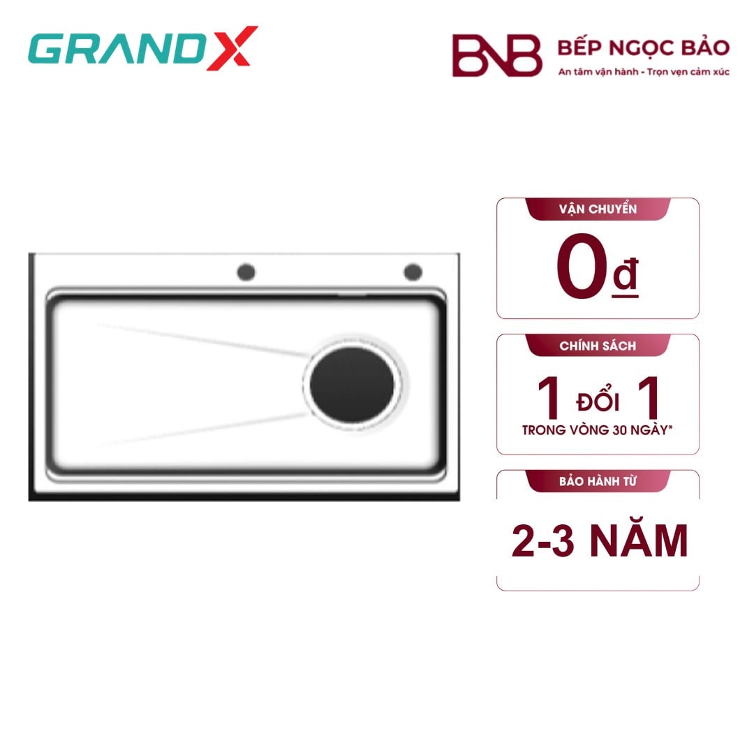 Chậu rửa Grand X GX8050SV