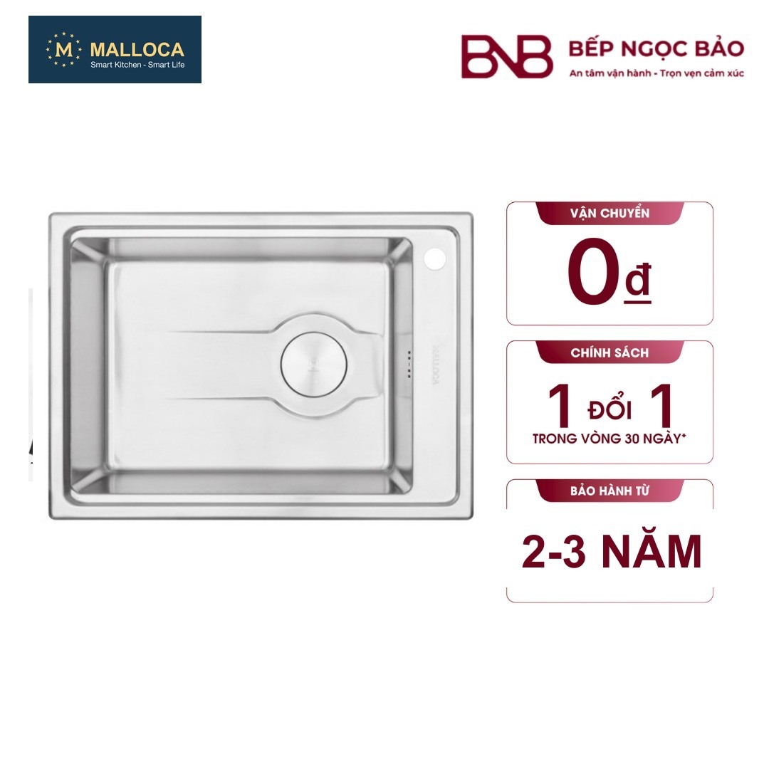 Chậu rửa Malloca MS5066W