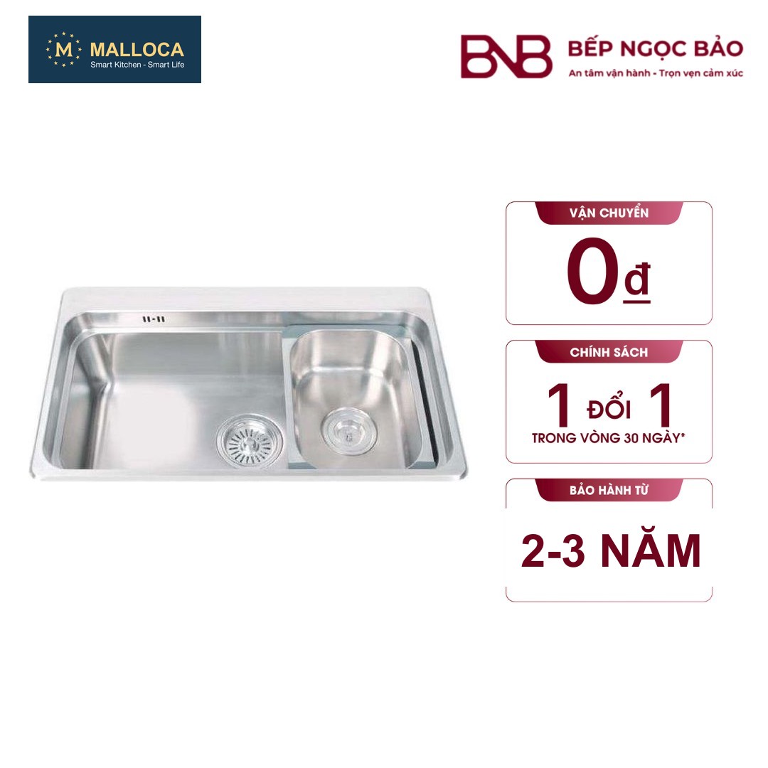 Chậu rửa Malloca MS1022D