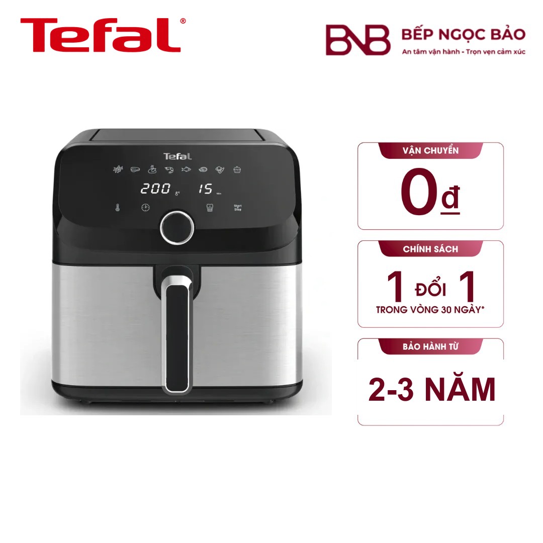 Nồi chiên không dầu điện tử Tefal Mega EY855D68