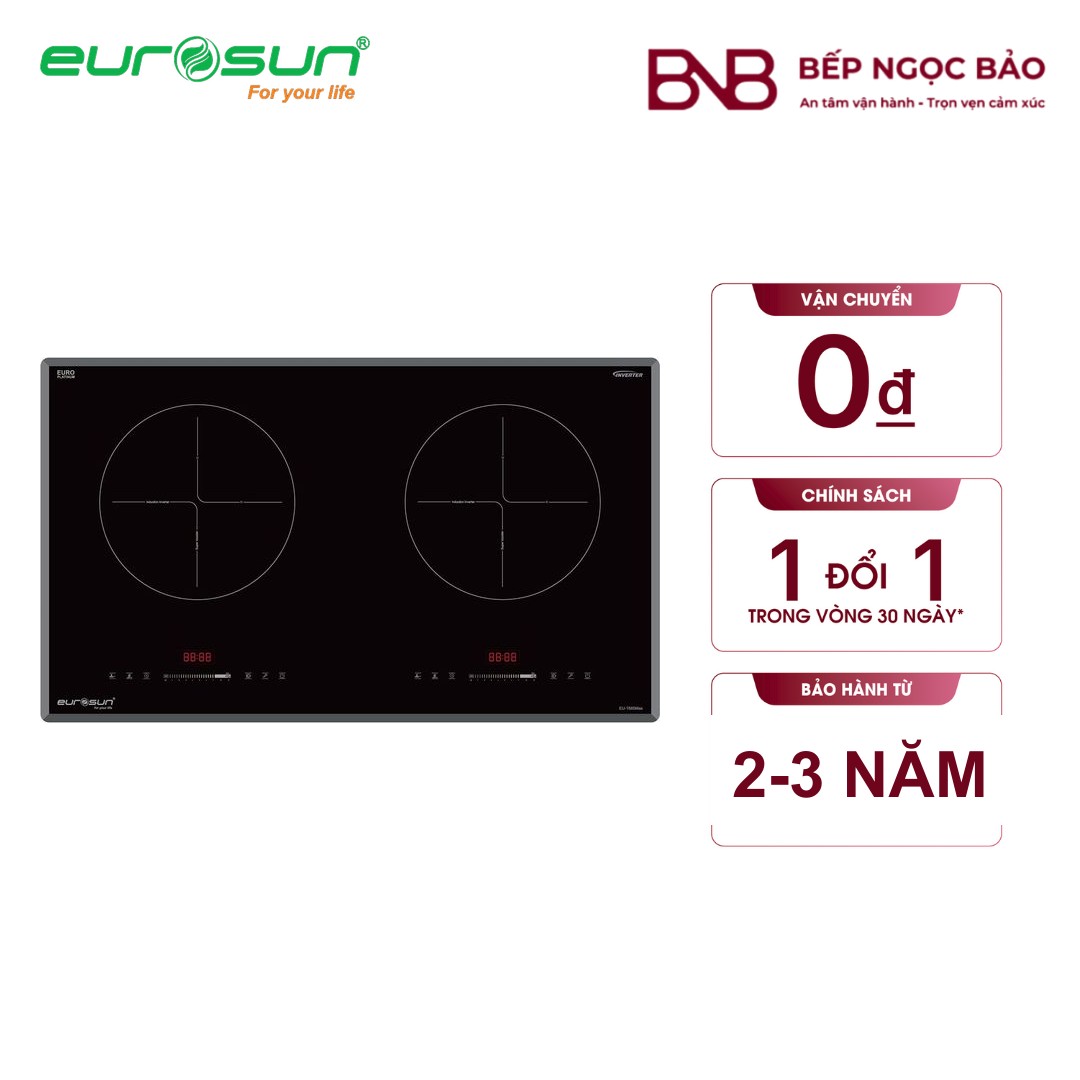 Bếp 2 từ Eurosun EU-T685 Max