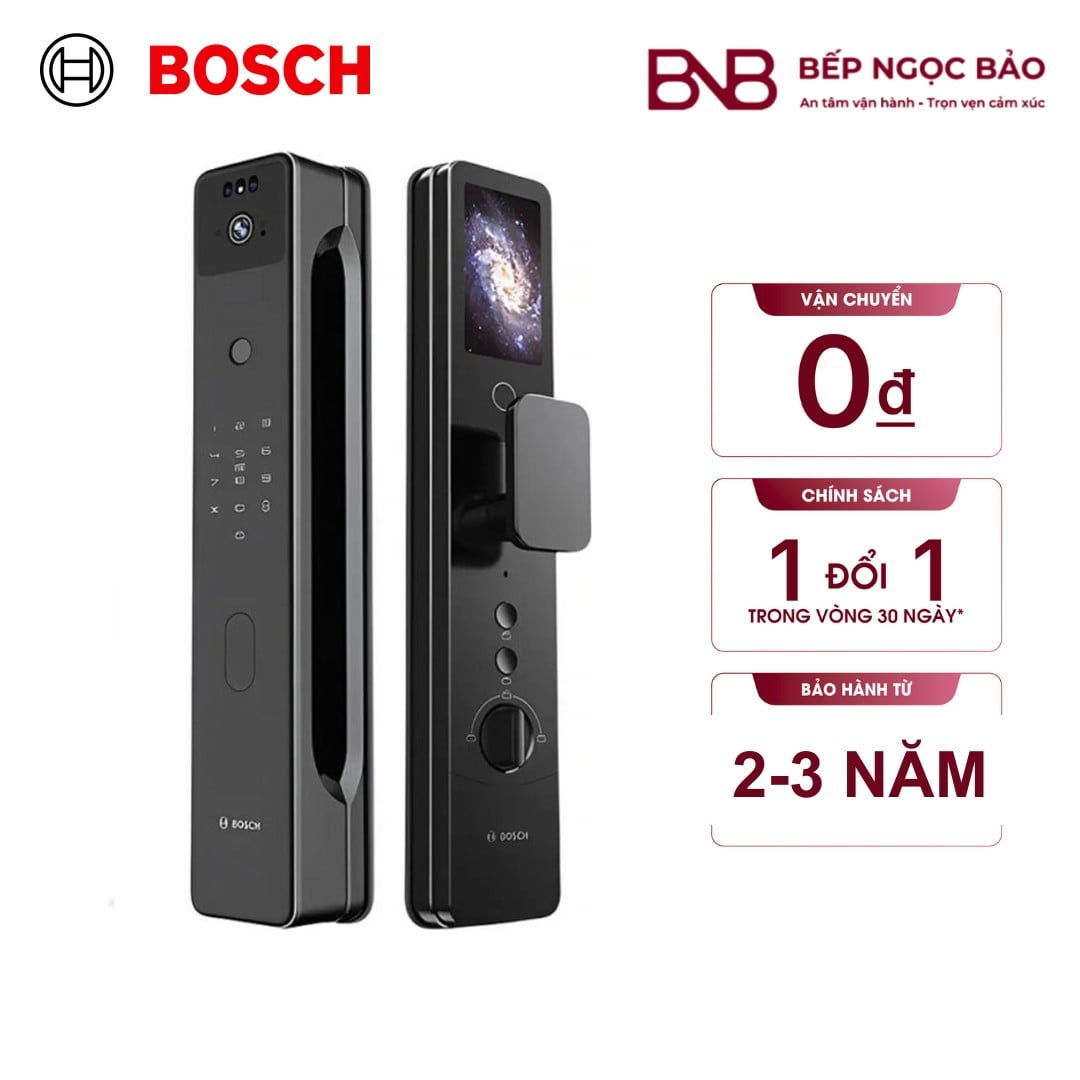 [CHÍNH HÃNG] Khoá Thông Minh Bosch FU8+ | Khoá Cửa Bosch FU8+